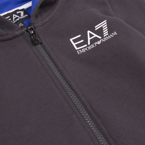 Boys Navy Branded Hooded Zip Tracksuit 48190 by EA7 from Hurleys