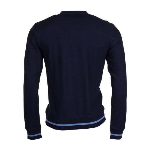 Mens Night Blue Tennis Classic L/s Sweat Top 6998 by EA7 from Hurleys