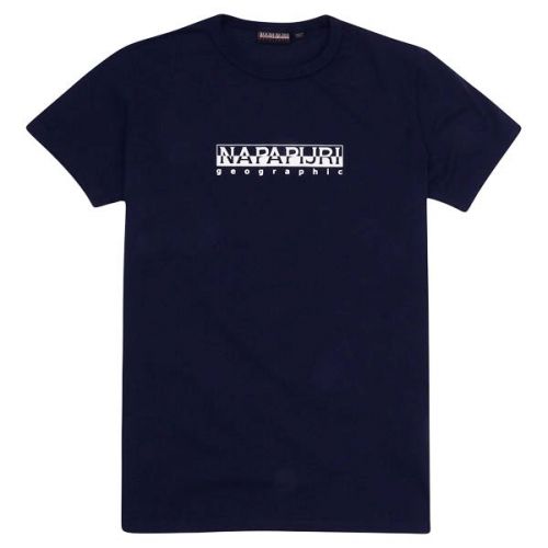 Kids Blue Marine S-Box 1 S/s T Shirt 107490 by Napapijri from Hurleys