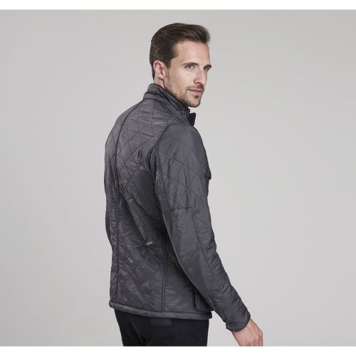 Mens Charcoal Ariel Polarquilt Jacket 64678 by Barbour International from Hurleys