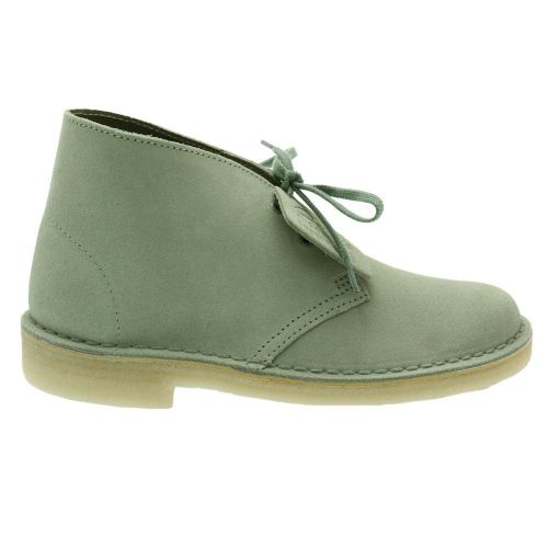 Womens Pale Green Suede Desert Boots 31324 by Clarks Originals from Hurleys