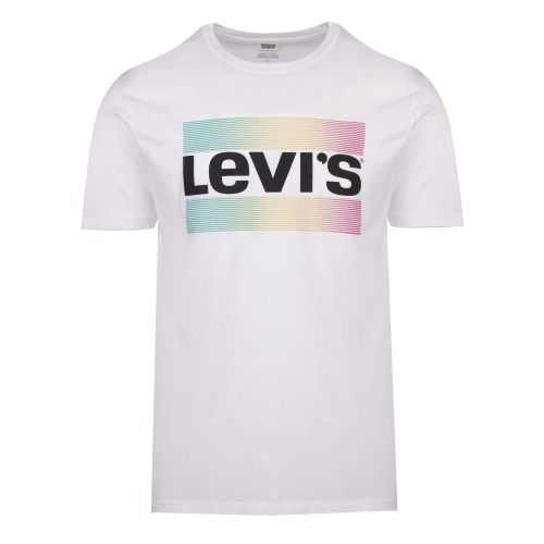 Mens White Sportswear Gradient Logo S/s T Shirt 57791 by Levi's from Hurleys