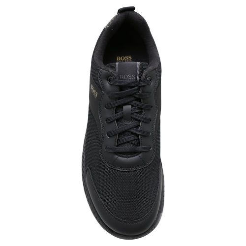 Mens Black/Gold Titanium_Runn Trainers 96546 by BOSS from Hurleys
