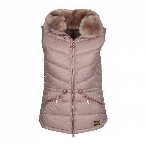 Womens Latte Victory Gilet 31445 by Barbour International from Hurleys