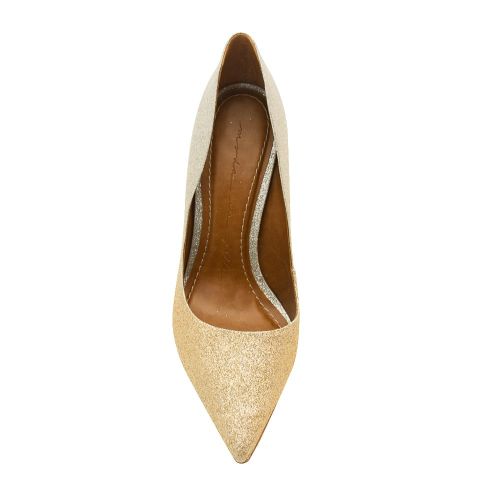 Womens Champagne Cristina Two Tone Heeled Shoes 7191 by Moda In Pelle from Hurleys
