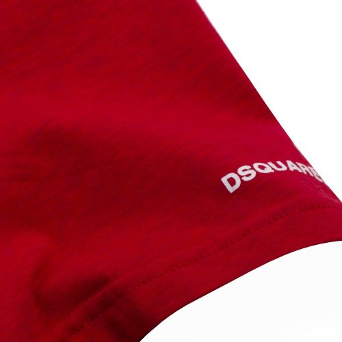 Mens Red Mel Logo Arm S/s T Shirt 31586 by Dsquared2 from Hurleys