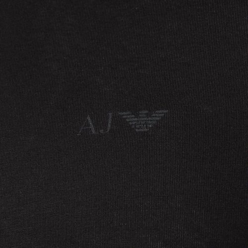Mens Black Small Logo Extra Slim Fit L/s Tee Shirt 27260 by Armani Jeans from Hurleys