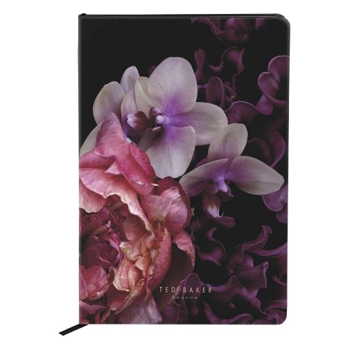 Womens Black Splendour A5 Notebook 33941 by Ted Baker from Hurleys