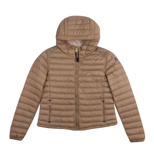 Girls Cappuccino Suiren Lightweight Hooded Jacket 89984 by Parajumpers from Hurleys