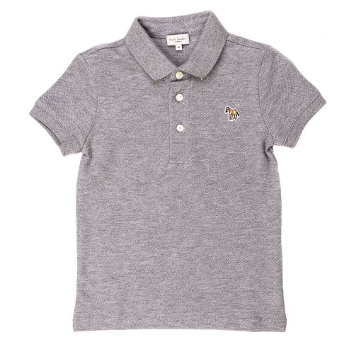 Boys Marl Grey Ridley 2 S/s Polo Shirt 70638 by Paul Smith Junior from Hurleys