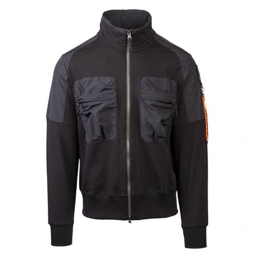Mens Black Donald Sweat Jacket 105873 by Parajumpers from Hurleys
