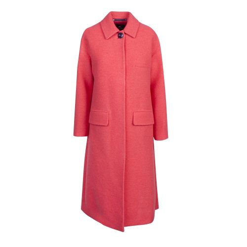 Womens Raspberry Tailored Long Coat 52420 by PS Paul Smith from Hurleys
