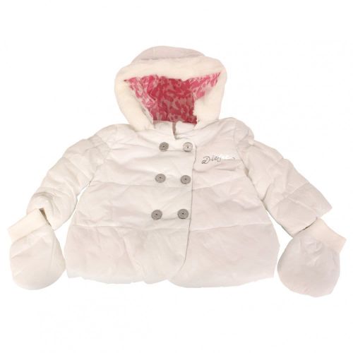 Baby Girls Janeybix Jacket in White 27429 by Diesel from Hurleys