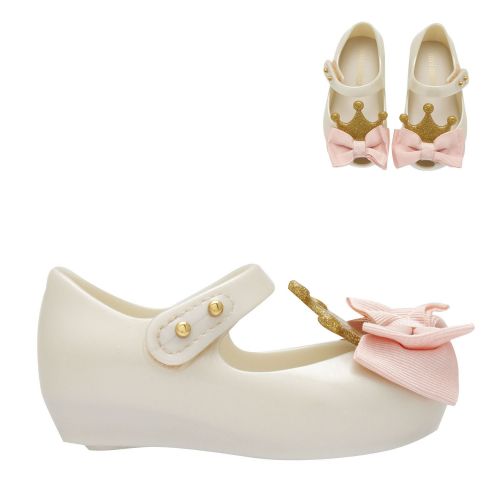 Girls Pearl Ultragirl Princess Bow Shoes (4-9) 75773 by Mini Melissa from Hurleys