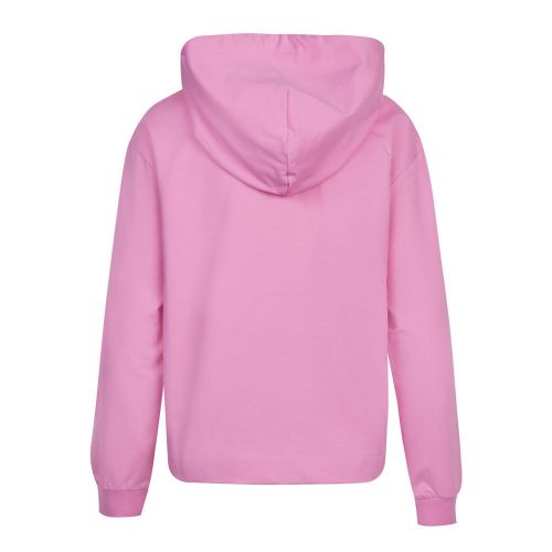 Womens Pink Crystal Heart Hooded Sweat Top 89144 by Love Moschino from Hurleys