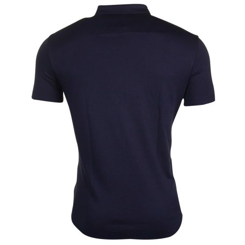 Mens Navy Button Through S/s Polo Shirt 69600 by Armani Jeans from Hurleys