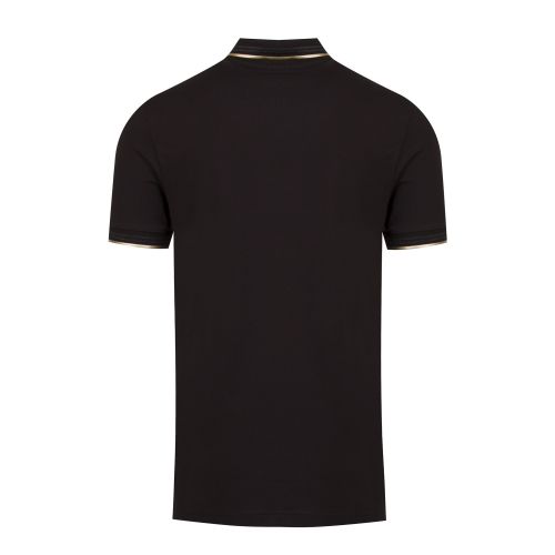 Athleisure Mens Black Paul Curved Logo Slim Fit S/s Polo Shirt 45133 by BOSS from Hurleys