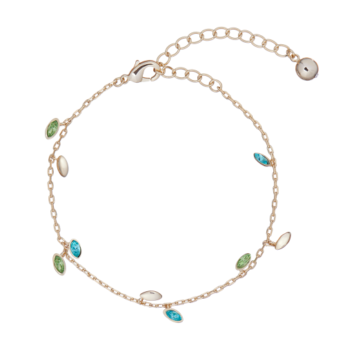 Womens Gold/Green Cresara Crystal Vine Bracelet 86053 by Ted Baker from Hurleys