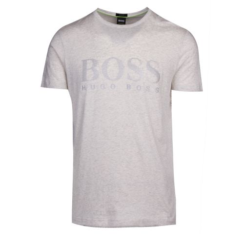 Athleisure Mens Light Grey Tee 1 Tonal Logo S/s T Shirt 36915 by BOSS from Hurleys