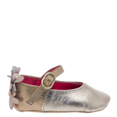 Baby Gold Ballerina Shoes (17-19) 22147 by Billieblush from Hurleys