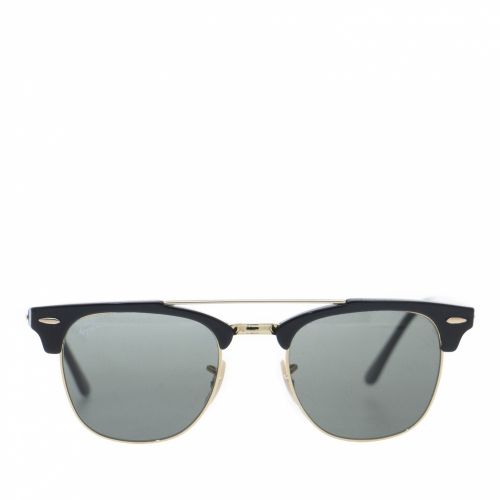 Black & Green RB3816 Clubmaster Doublebridge Sunglasses 25932 by Ray-Ban from Hurleys