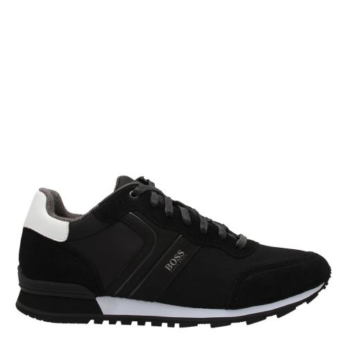 Mens Black Parkour Runn Nylon Trainers 94262 by BOSS from Hurleys