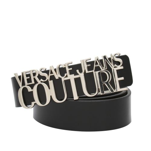 Womens Black Branded Belt 43776 by Versace Jeans Couture from Hurleys