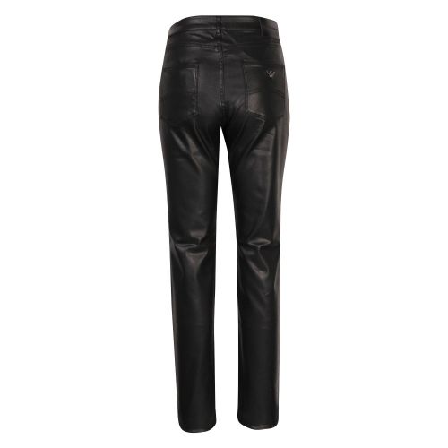 Womens Faux Leather J18 High Rise Slim Fit Jeans 48027 by Emporio Armani from Hurleys