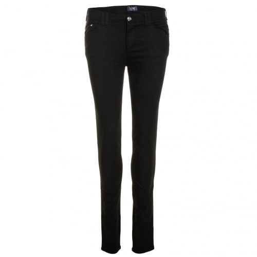 Womens Black Wash J28 Mid Rise Skinny Jeans 59019 by Armani Jeans from Hurleys