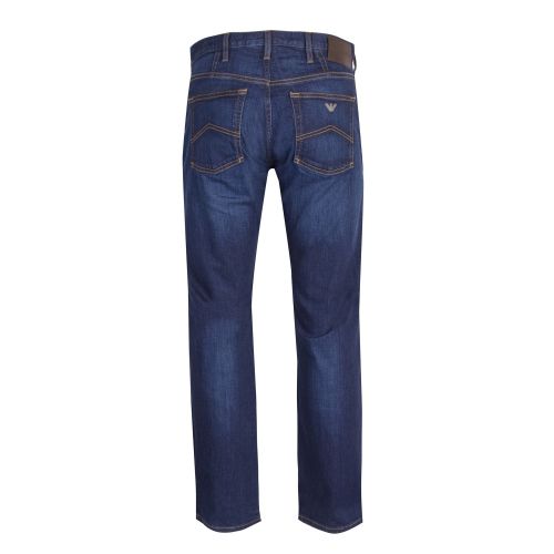 Mens Mid Blue J21 Regular Fit Jeans 29228 by Emporio Armani from Hurleys