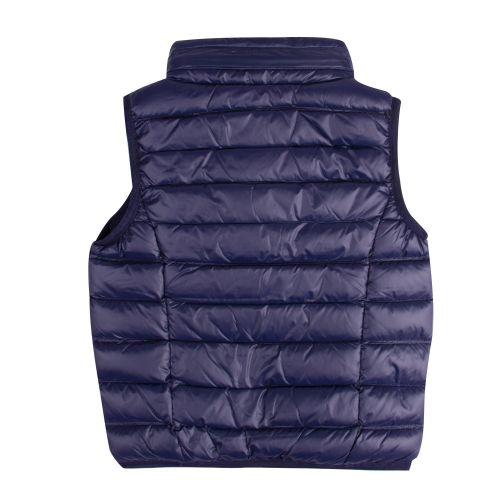 Boys Navy Mountain Down Light Gilet 57350 by EA7 from Hurleys