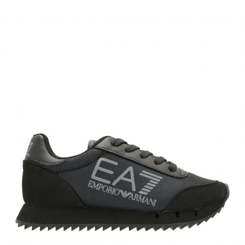Boys Black Branded Trainers 106521 by EA7 from Hurleys