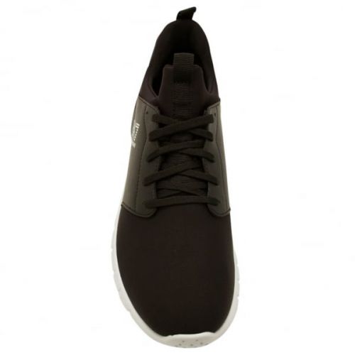 Mens Black Simple Racer Trainers 11538 by EA7 from Hurleys