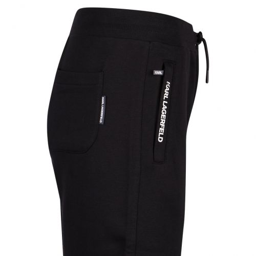 Mens Black Mini Man Sweat Shorts 107831 by Karl Lagerfeld from Hurleys