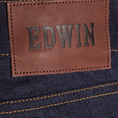 Mens 11oz Blue Unwashed ED-85 Slim Tapered Low Crotch Jeans 31310 by Edwin from Hurleys