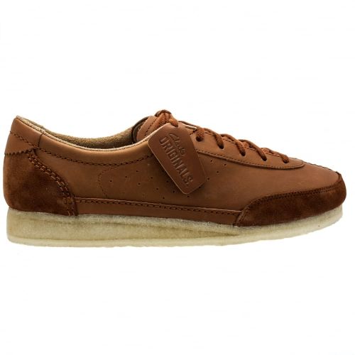 Mens Dark Tan Leather Torcourt Super 62840 by Clarks Originals from Hurleys