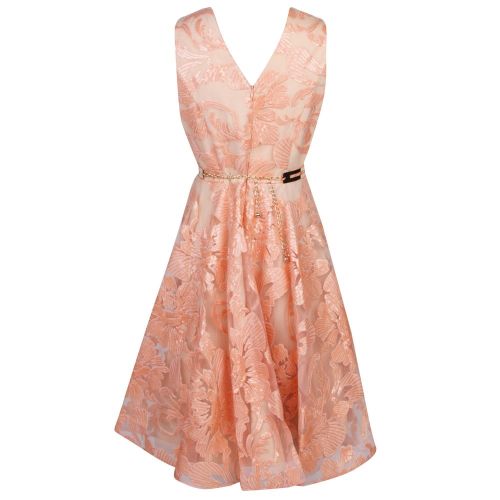 Womens Peach Abbie Dress 21174 by Forever Unique from Hurleys