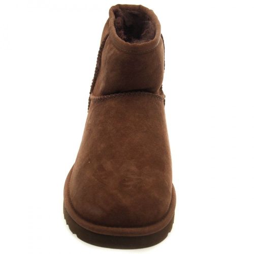 Womens Chocolate Classic Mini Boots 6152 by UGG from Hurleys