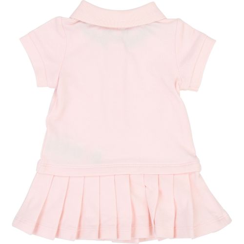 Baby Pale Pink Pleated Polo Dress 38192 by BOSS from Hurleys