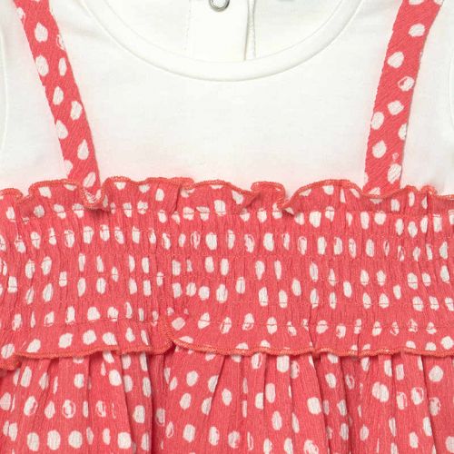 Infant Coral Spot Dress & Headband 82315 by Mayoral from Hurleys