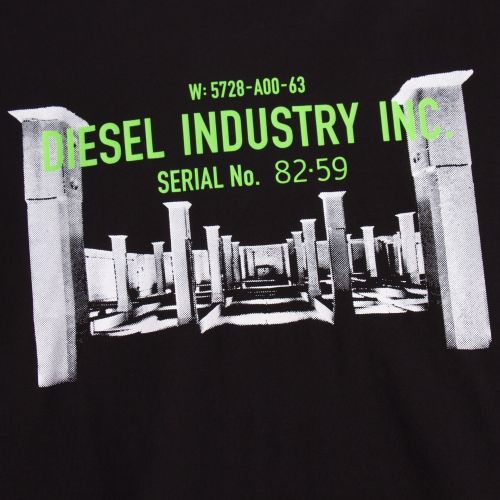 Mens Black T-Diego-S13 S/s T Shirt 58763 by Diesel from Hurleys