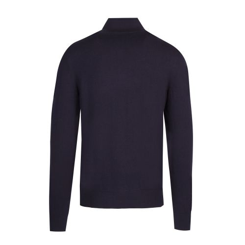 Mens Navy Zebra Half Zip Knitted Top 48591 by PS Paul Smith from Hurleys