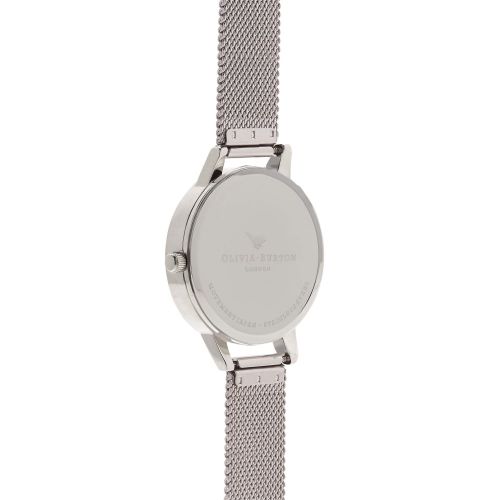 Silver/Rose Gold Midi Dial Mesh Watch 10061 by Olivia Burton from Hurleys