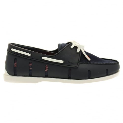 Mens Navy & White Boat Loafer 47100 by Swims from Hurleys