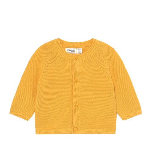 Baby Yellow Knitted Cardigan 82905 by Mayoral from Hurleys