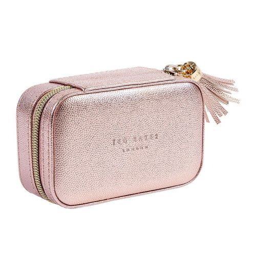 Womens Metallic Pink Mini Jewellery Case 78426 by Ted Baker from Hurleys