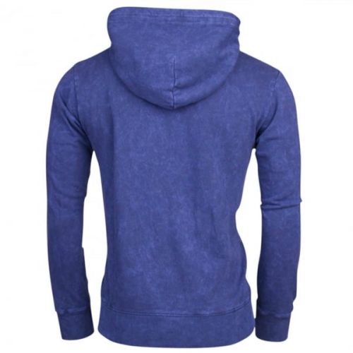 Mens Navy Hooded Sweat Top 16329 by Franklin + Marshall from Hurleys