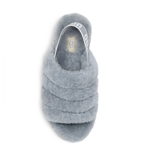 Womens Ash Fog Fluff Yeah Slide Slippers 94295 by UGG from Hurleys