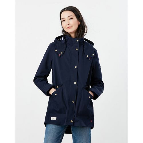 Womens French Navy Coast Waterproof Coat 99269 by Joules from Hurleys