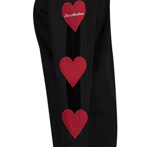 Womens Black Heart Arm Detail Dress 103267 by Love Moschino from Hurleys